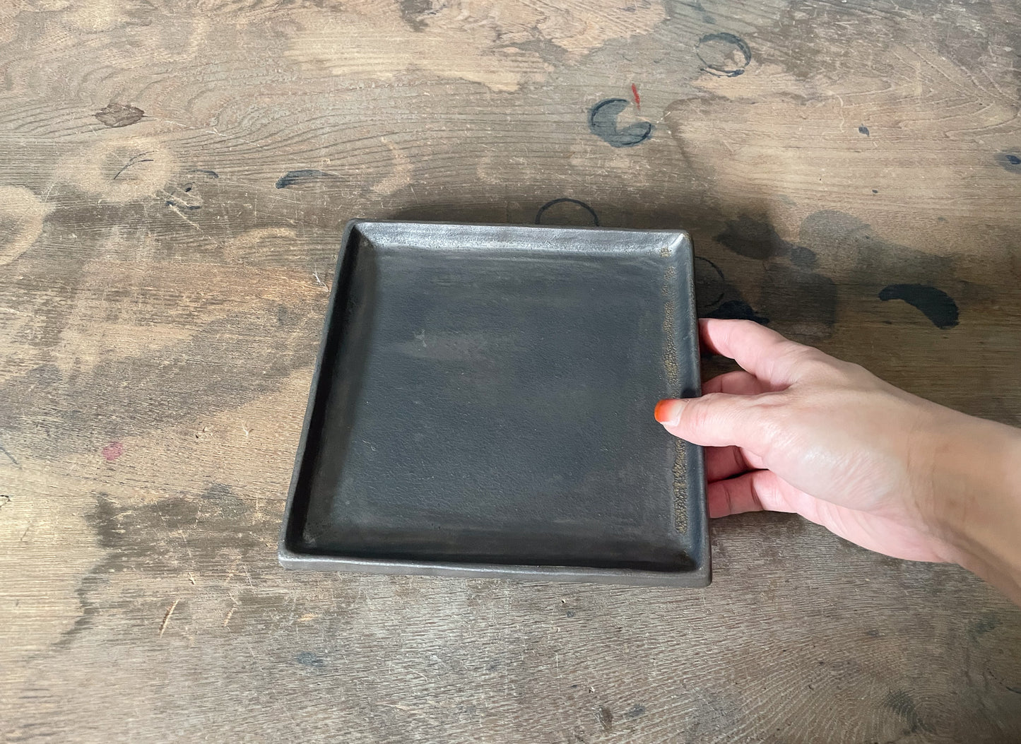 18cm角プレート / デッドストック