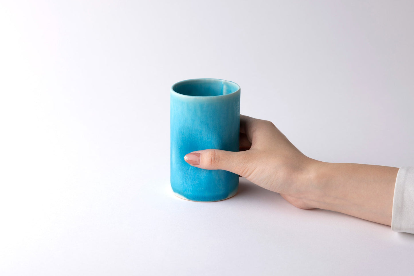 【限定商品】手にフィットするカップ / MINAMO(水面)SHIAO (紫青)