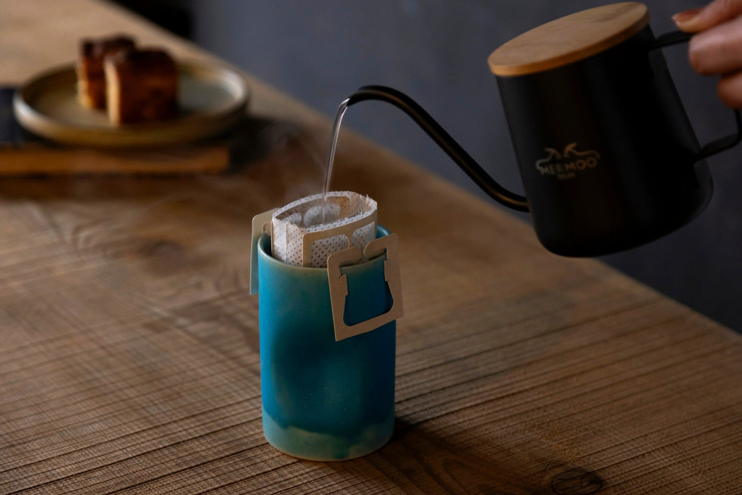 【限定商品】手にフィットするカップ / MINAMO(水面)SHIAO (紫青)