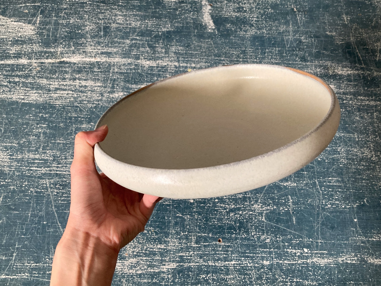 25cmボウル / 釉薬のムラ