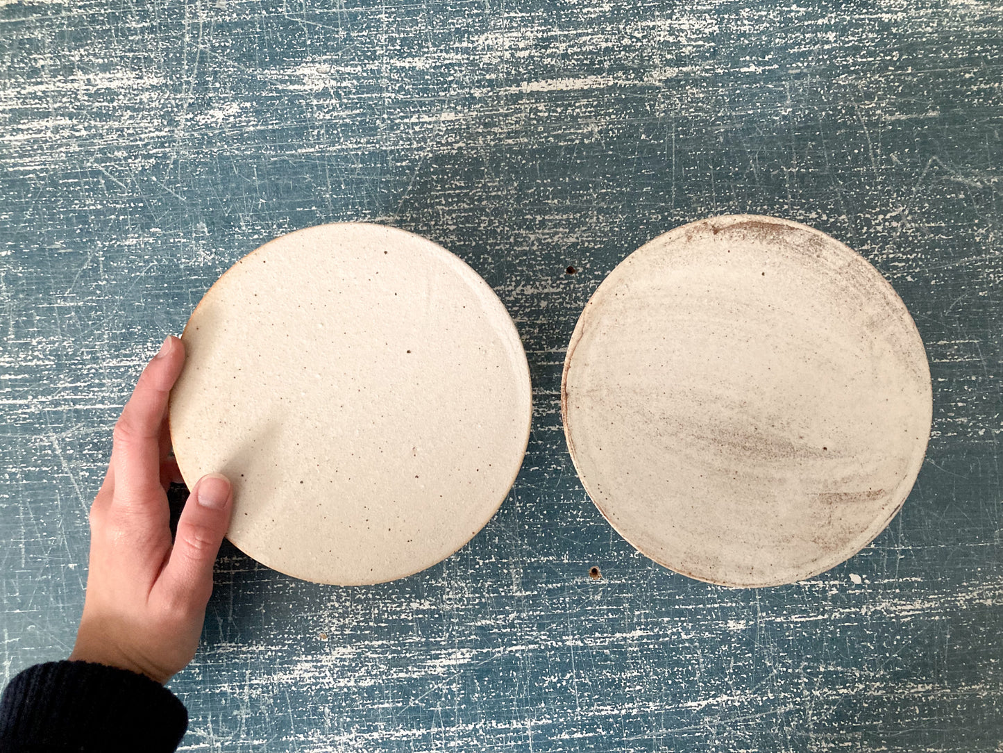 16cm台皿 / デッドストック(黒め)