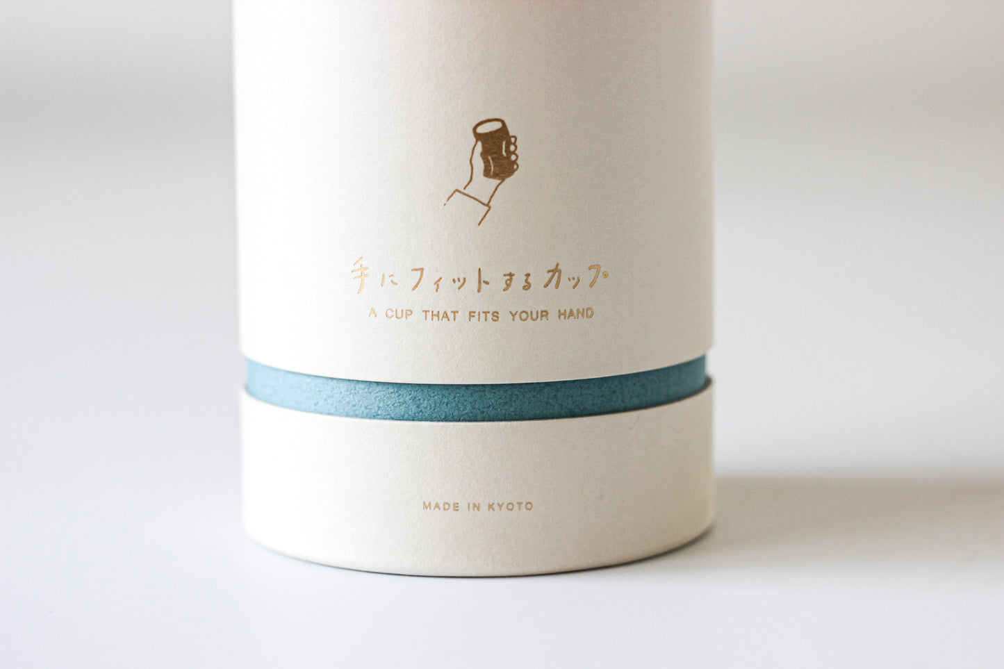 手にフィットするカップ M/水色