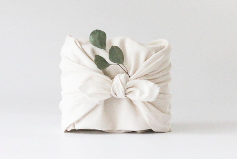 布ラッピング / ドライフラワーつき