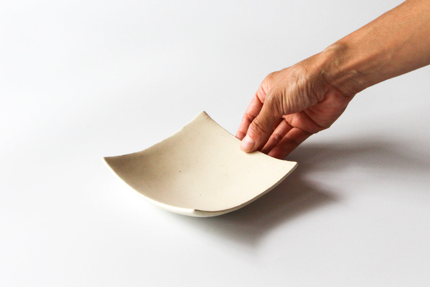 スクエアプレート/白