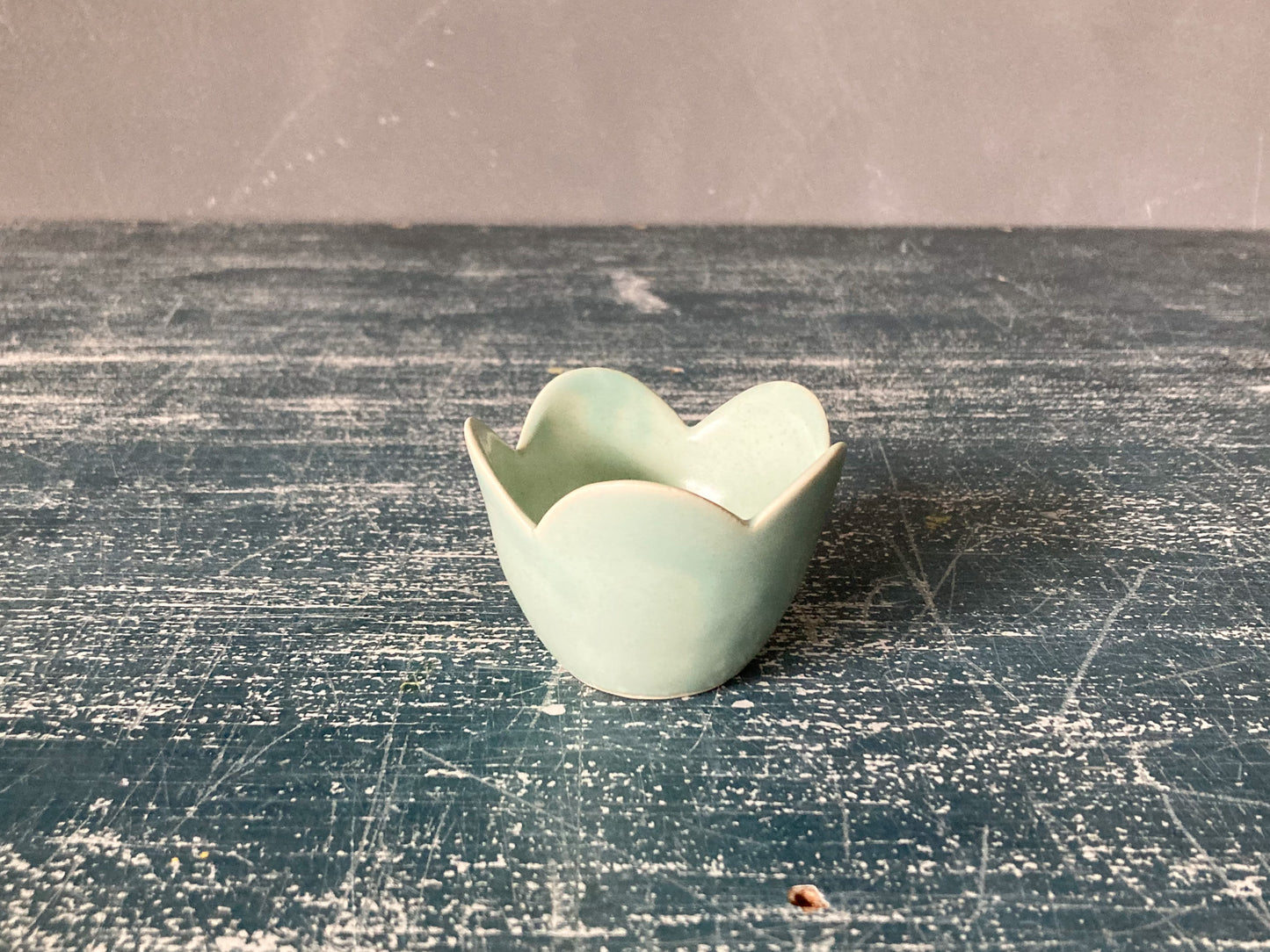 輪花小鉢S 水色 / HOTOKI