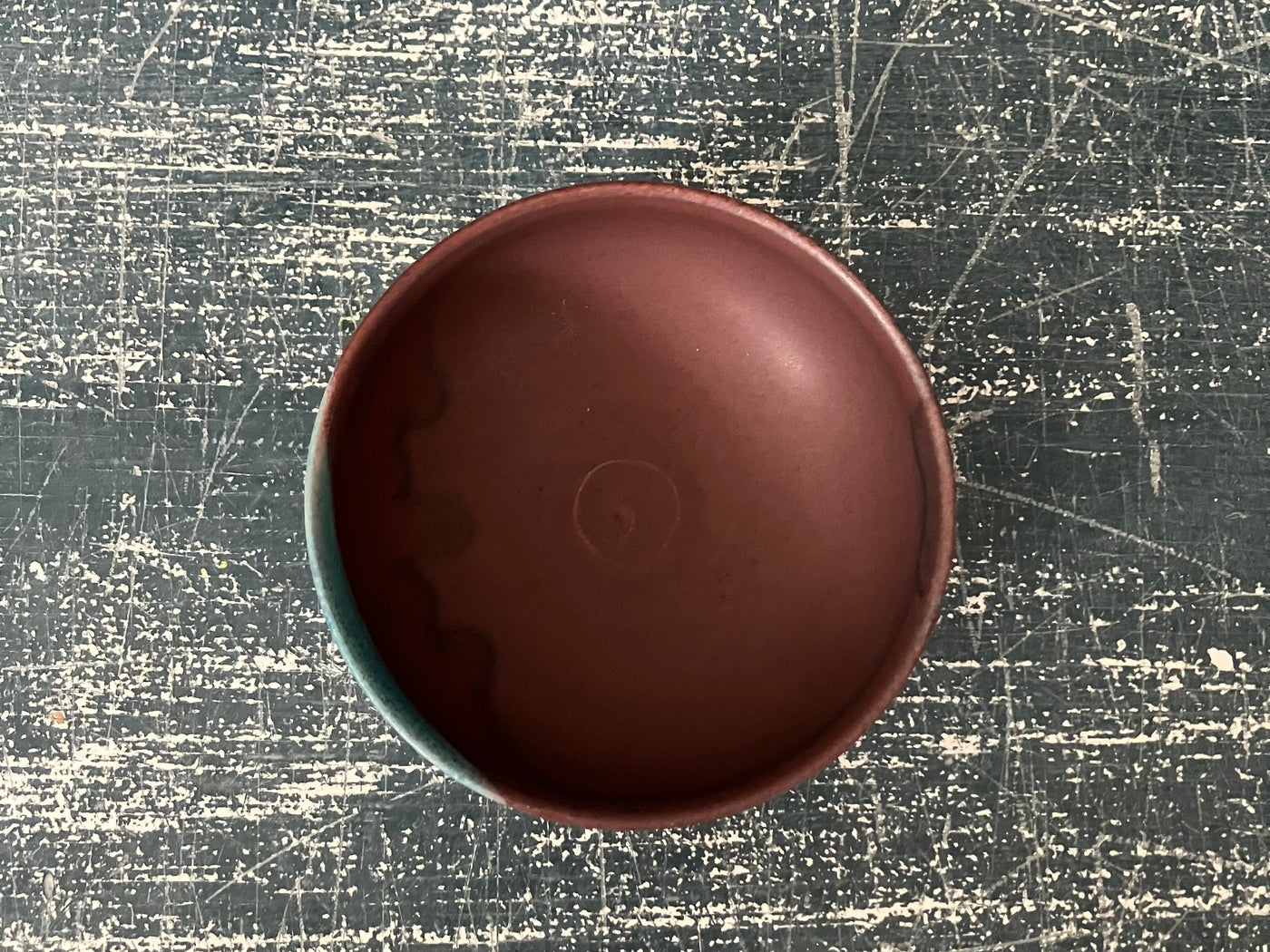 copper カフェオレボウル / 釉薬の発色